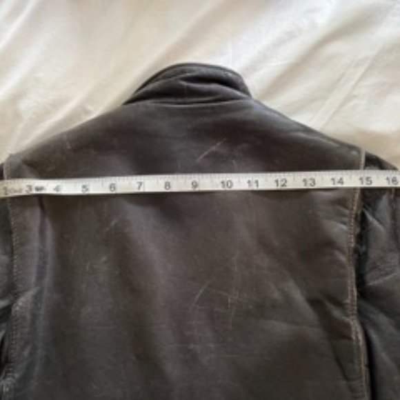 Vintage Women's Schott NYC 141 Black Leather Cafe Racer Moto Jacket - Picture 5 of 16